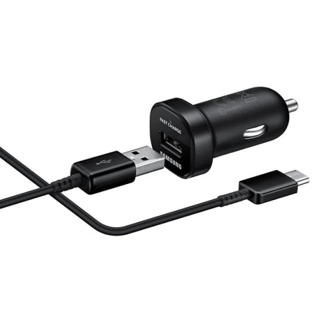 Chargeur voiture rapide double (type C) 