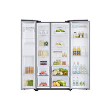 refrigerateur-side-by-side-rs68-silver-samsung-tunisie-prix