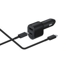 Chargeur voiture rapide : double port USB