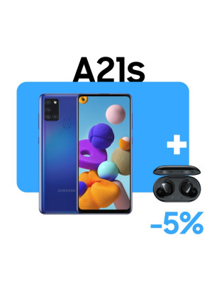 Galaxy A21s + Buds Live