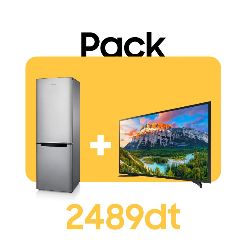 Pack Réfrigérateur RT37 + 32" HD Flat TV N5300