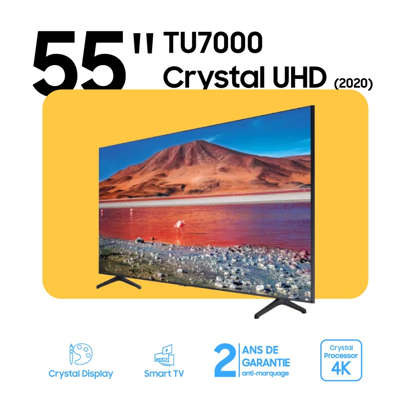 55" TU7000 Crystal UHD 4K Smart TV Samsung Brand Shop
