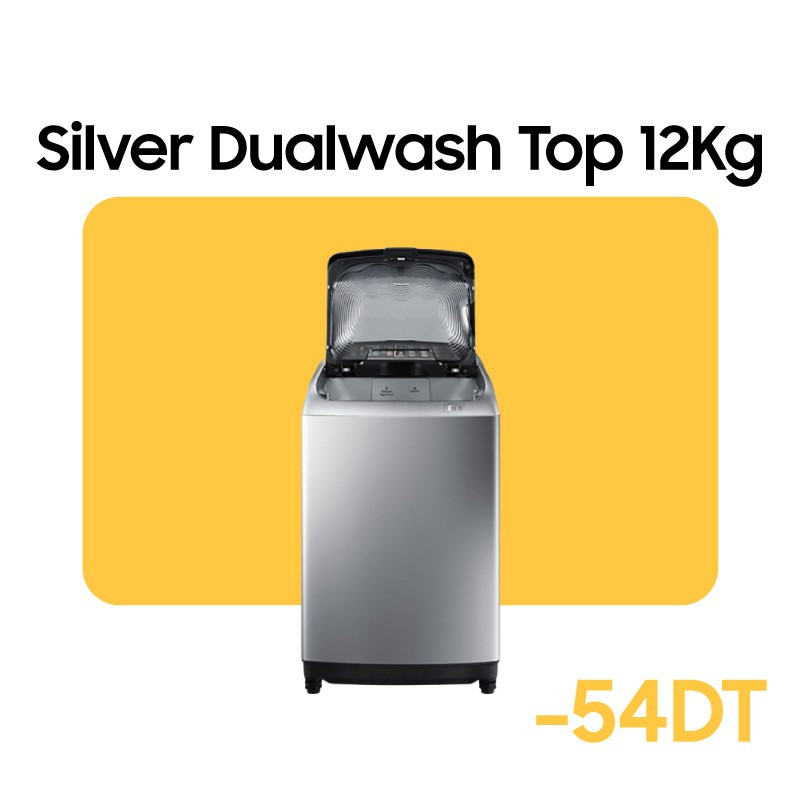 Machine à laver Activ Dualwash Top Load Washer 12Kg