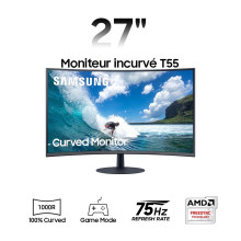 Moniteur 27" Curved T55