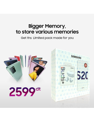 Samsung Galaxy S20 FE + Buds Plus prix tunisie