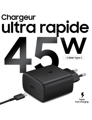 Chargeur Type-C 45W Ultra Rapide