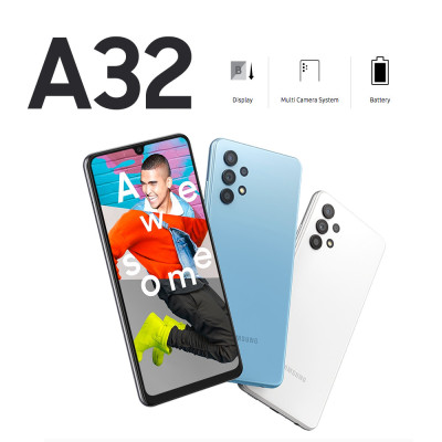 Package Galaxy A32 ( Coque Silicone + Kit Samsung)