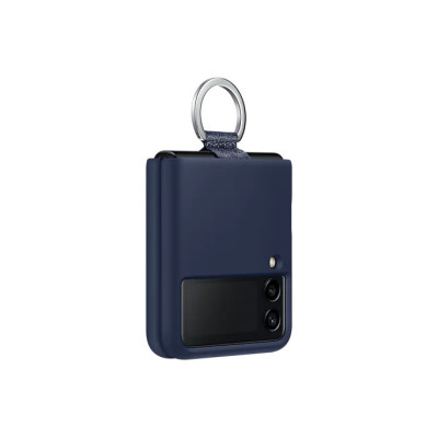 Coque en Silicone avec anneau Galaxy Z Flip3
