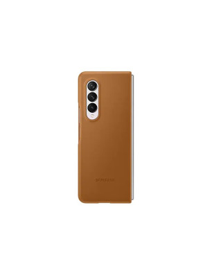 Coque en cuir Galaxy ZFold 3