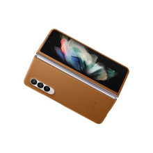 Coque en cuir Galaxy ZFold 3