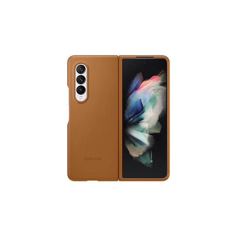 Coque en cuir Galaxy ZFold 3