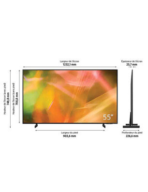 TV 55" Crystal UHD 4K 55AU8000 (2021)