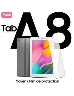 Package Galaxy Tab A8 pouces + Film + Étui