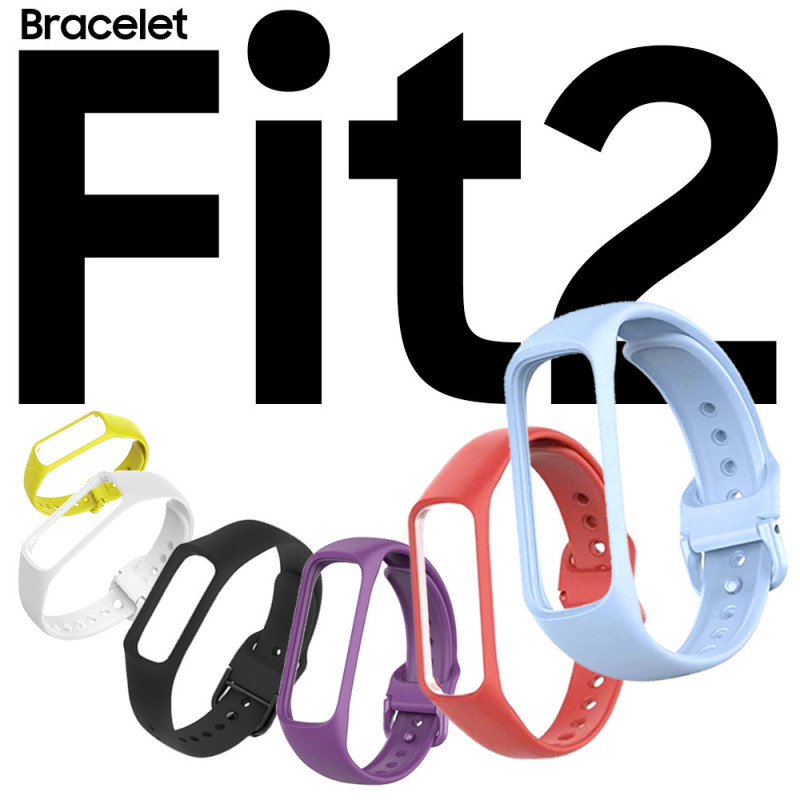 Bracelet Silicone Galaxy Fit2 Samsung Tunisie Couleur Violet