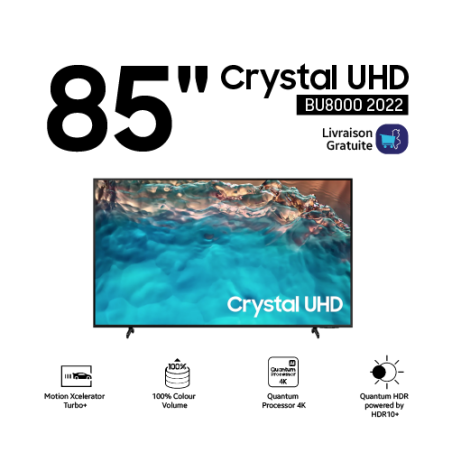 85" BU8000 Crystal UHD Smart TV (2022)