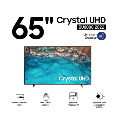 65" BU8000 Crystal UHD Smart TV (2022)