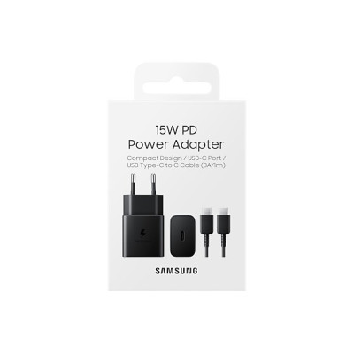 Chargeur rapide 15W + cable (Type C-C)