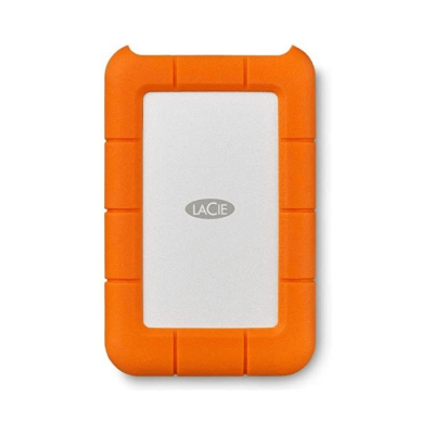 Disque dur externe LACIE RUGGED MINI 4T USB 3.0 - ORANGE