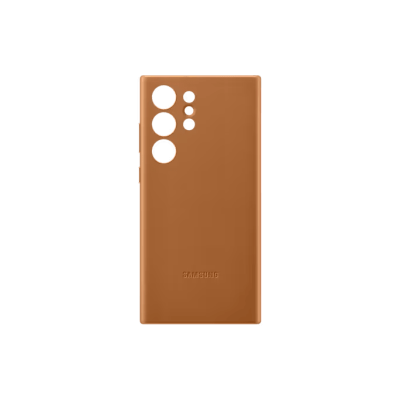 Coque en cuir pour Galaxy S23 Ultra