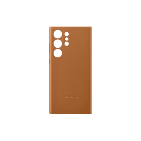 Coque en cuir pour Galaxy S23 Ultra