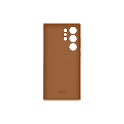 Coque en cuir pour Galaxy S23 Ultra