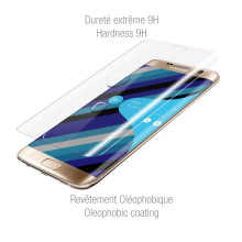 Coque transparente Or pour Galaxy S7 edge