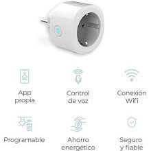 Prise intelligente KSIX Smart Energy Mini WiFi 250V - Blanc (BXWSP1M)