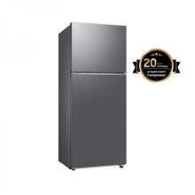 Réfrigérateur 2 portes Gris 384L froid ventilé SAMSUNG