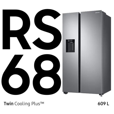 Réfrigérateur Samsung RS68 (609L) Side by Side (2021)