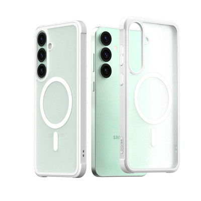 Coque de protection transparente White Duple M ARMOR pour Galaxy S25