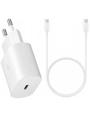 Chargeur ultra rapide 25W (avec câble) Blanc