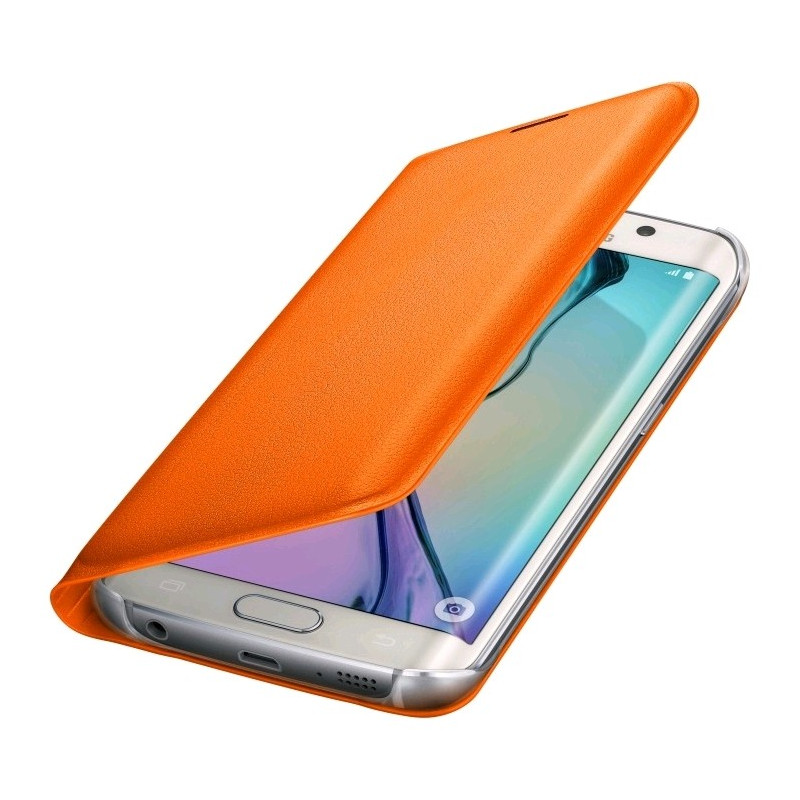 Étui porte-carte (polyuréthane) pour GS6 edge orange