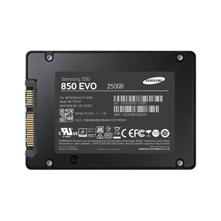 Disque dur interne SSD 850 EVO SATA III 2,5 pouces 250 Go