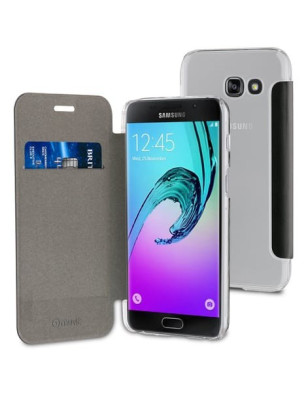 Muvit Etui Folio Case Noir Pour Samsung Galaxy A5 2017