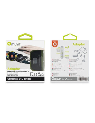 Adaptateur micro USB 4 IN 1 - Muvit