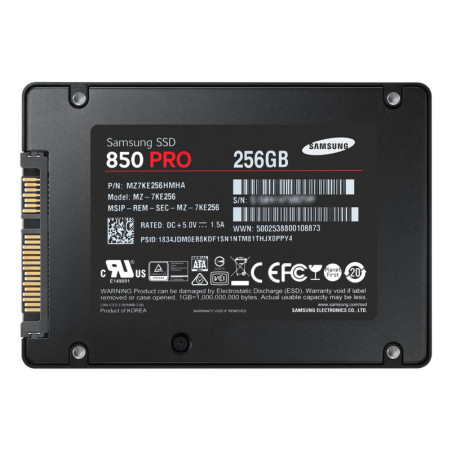 Samsung disque dur interne SSD 850 PRO   256 Go