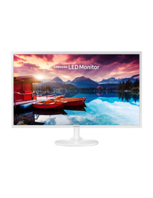 Moniteur blanc HD de 32" au design ultra-mince