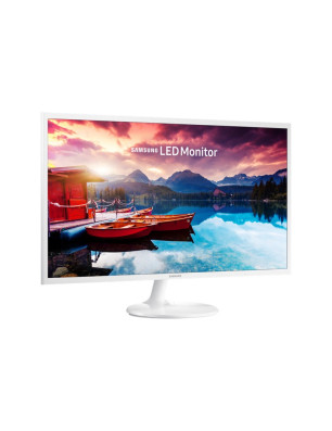 Moniteur blanc HD de 32" au design ultra-mince