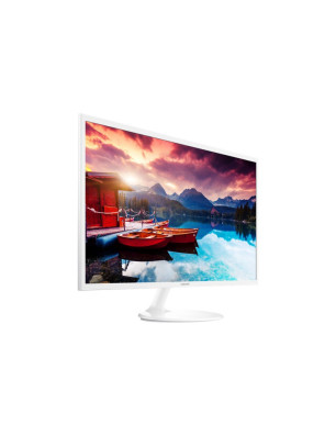 Moniteur blanc HD de 32" au design ultra-mince