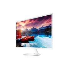 Moniteur blanc HD de 32" au design ultra-mince