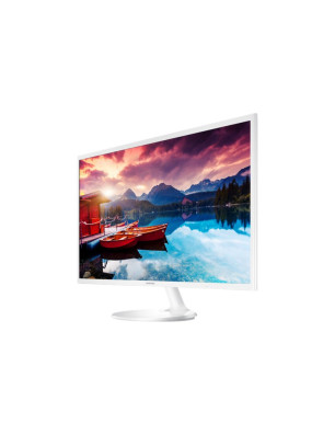 Moniteur blanc HD de 32" au design ultra-mince