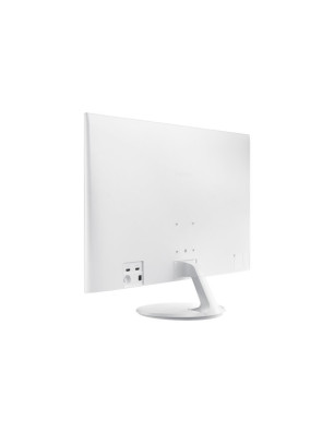 Moniteur blanc HD de 32" au design ultra-mince