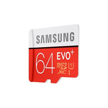 Carte microSD EVO Plus 64 Go Couleur Blanc