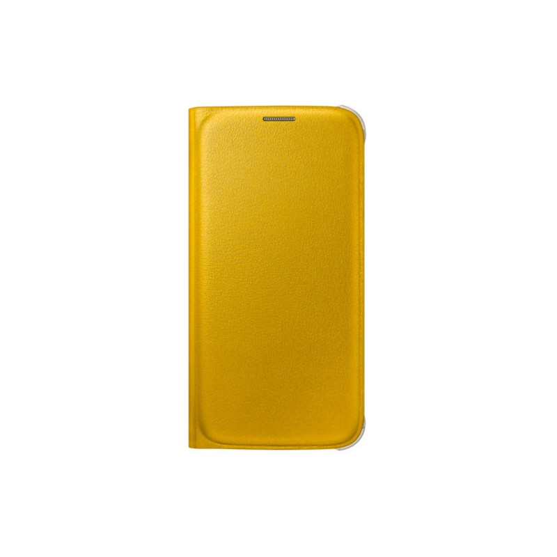 Flip wallet cover Galaxy S6 Jaune