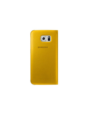 Flip wallet cover Galaxy S6 Jaune