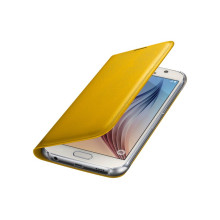 Flip wallet cover Galaxy S6 Jaune